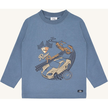 Hust & Claire HCAnton Race car T-shirt L/S 4996 Blue Fusion
