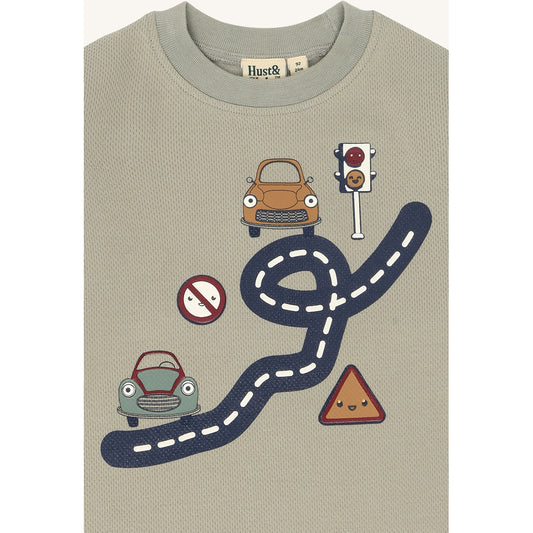 Hust & Claire HCAnton Road T-shirt L/S 4440 Forest Fog
