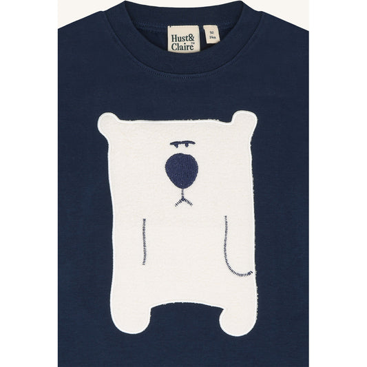 Hust & Claire HCAnton Snowman T-shirt L/S 3146 Blues