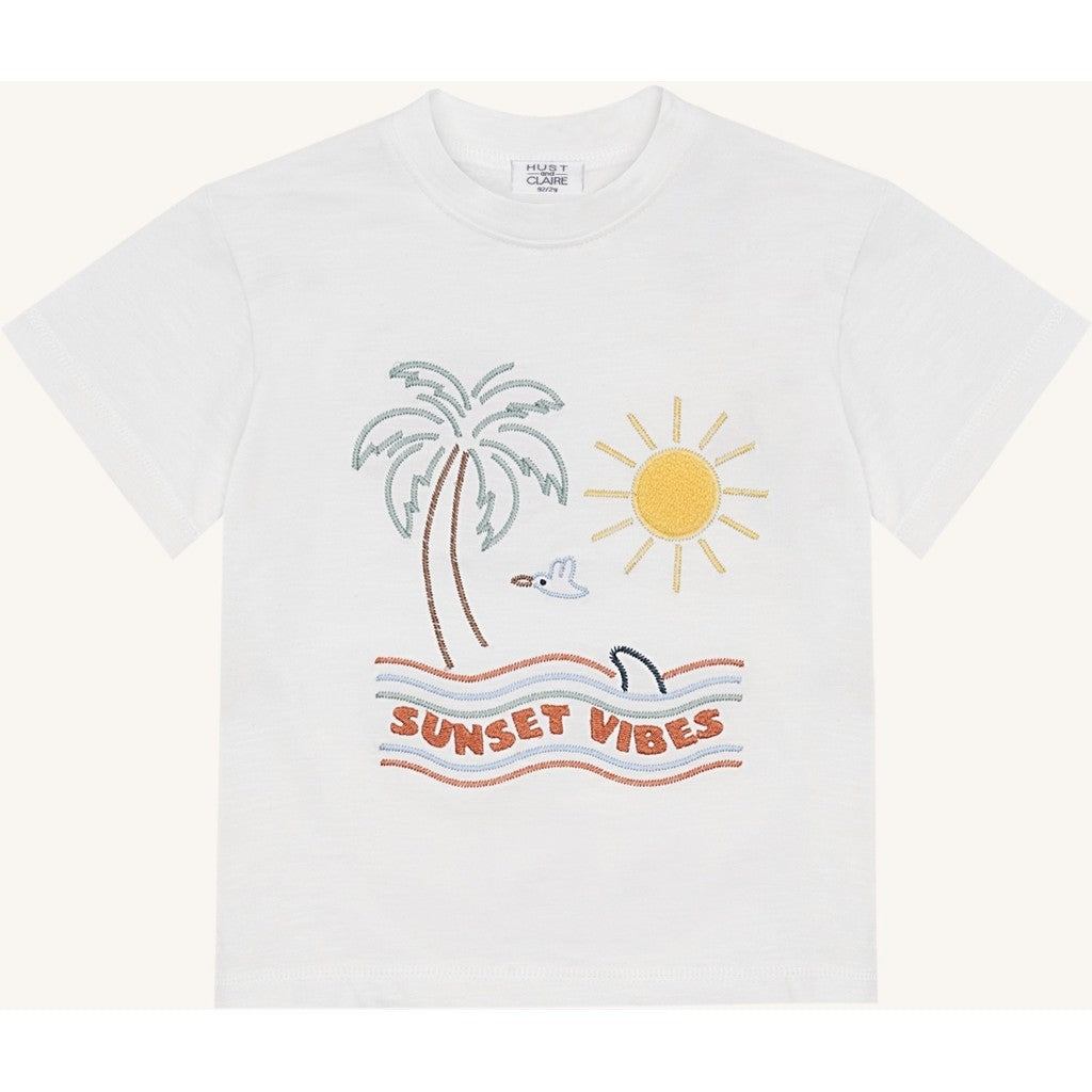 Hust & Claire HCArthur Sunset T-shirt S/S 3270 Ivory
