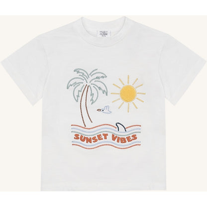 Hust & Claire HCArthur Sunset T-shirt S/S 3270 Ivory