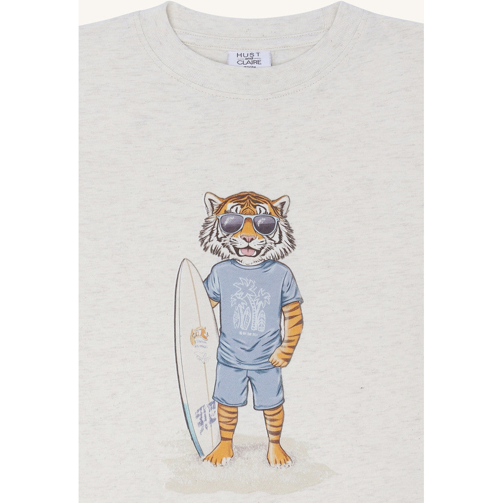 Hust & Claire HCArthur  Surfer T-shirt S/S 1262 Whisper Melange