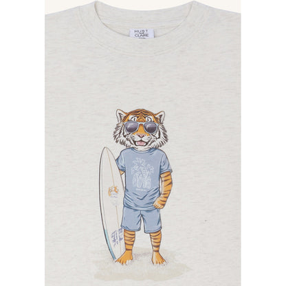 Hust & Claire HCArthur  Surfer T-shirt S/S 1262 Whisper Melange