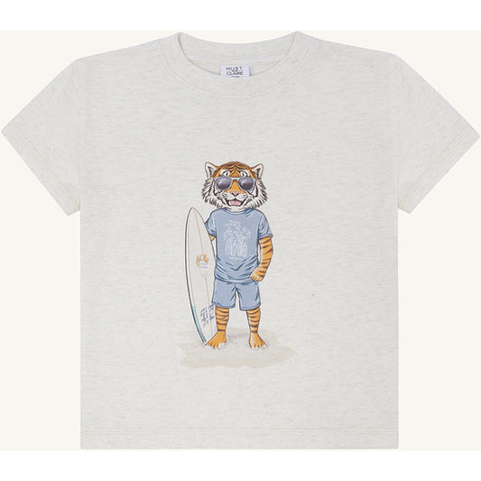 Hust & Claire HCArthur  Surfer T-shirt S/S 1262 Whisper Melange