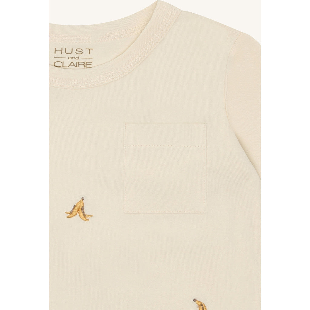Hust & Claire HCAugust Bananas T-shirt L/S 3517 Sandshell