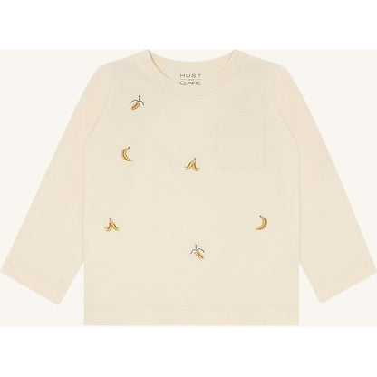 Hust & Claire HCAugust Bananas T-shirt L/S 3517 Sandshell