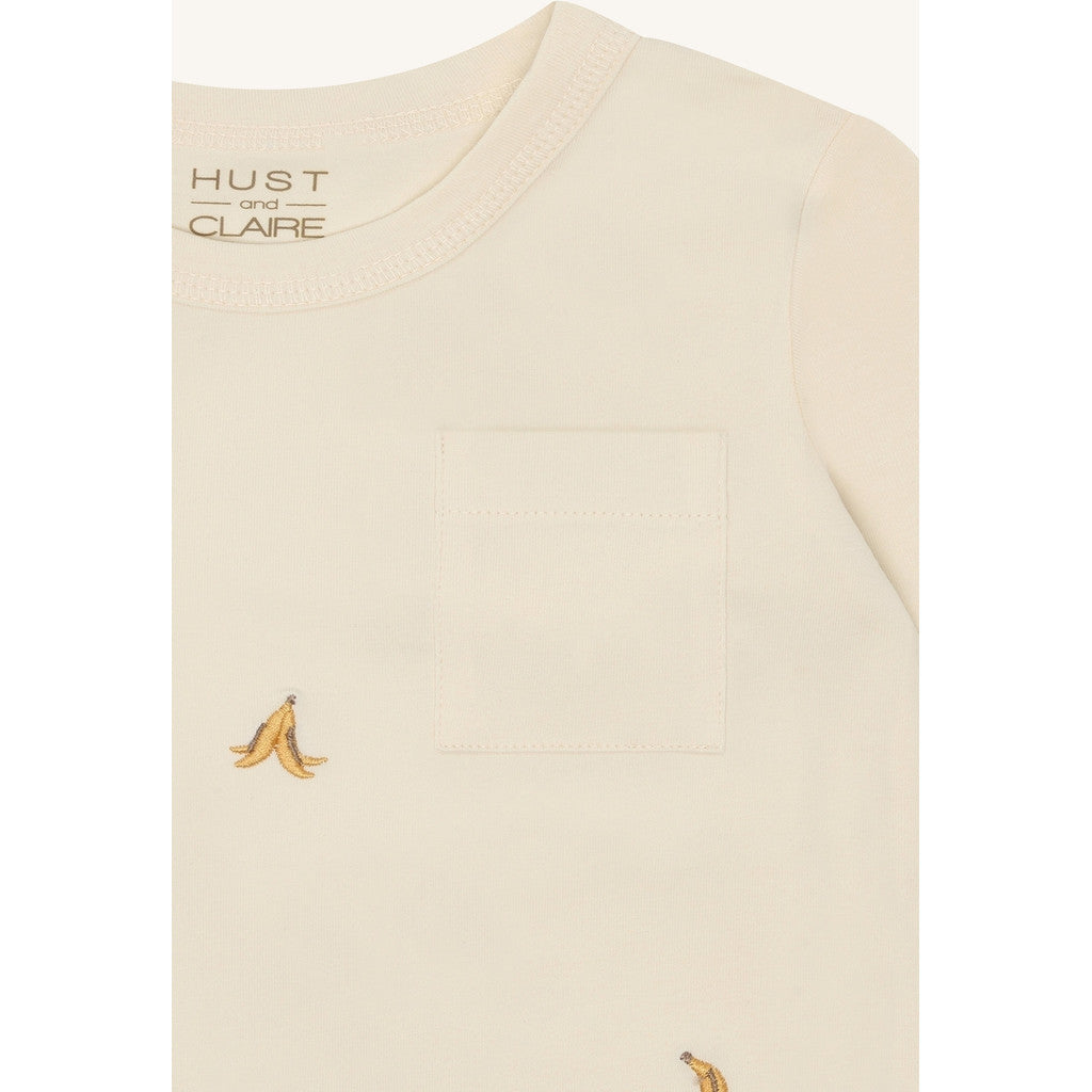 Hust & Claire HCAugust Bananas T-shirt L/S 3517 Sandshell