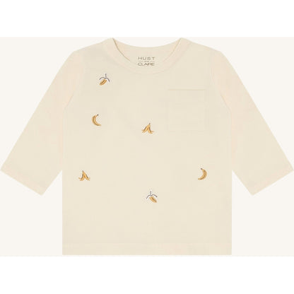 Hust & Claire HCAugust Bananas T-shirt L/S 3517 Sandshell