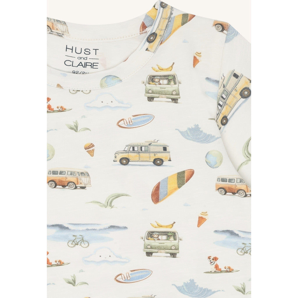 Hust & Claire HCAugust Excursion T-shirt S/S 3270 Ivory