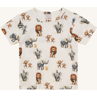 Hust & Claire HCAugust Zoo T-shirt S/S 3270 Ivory