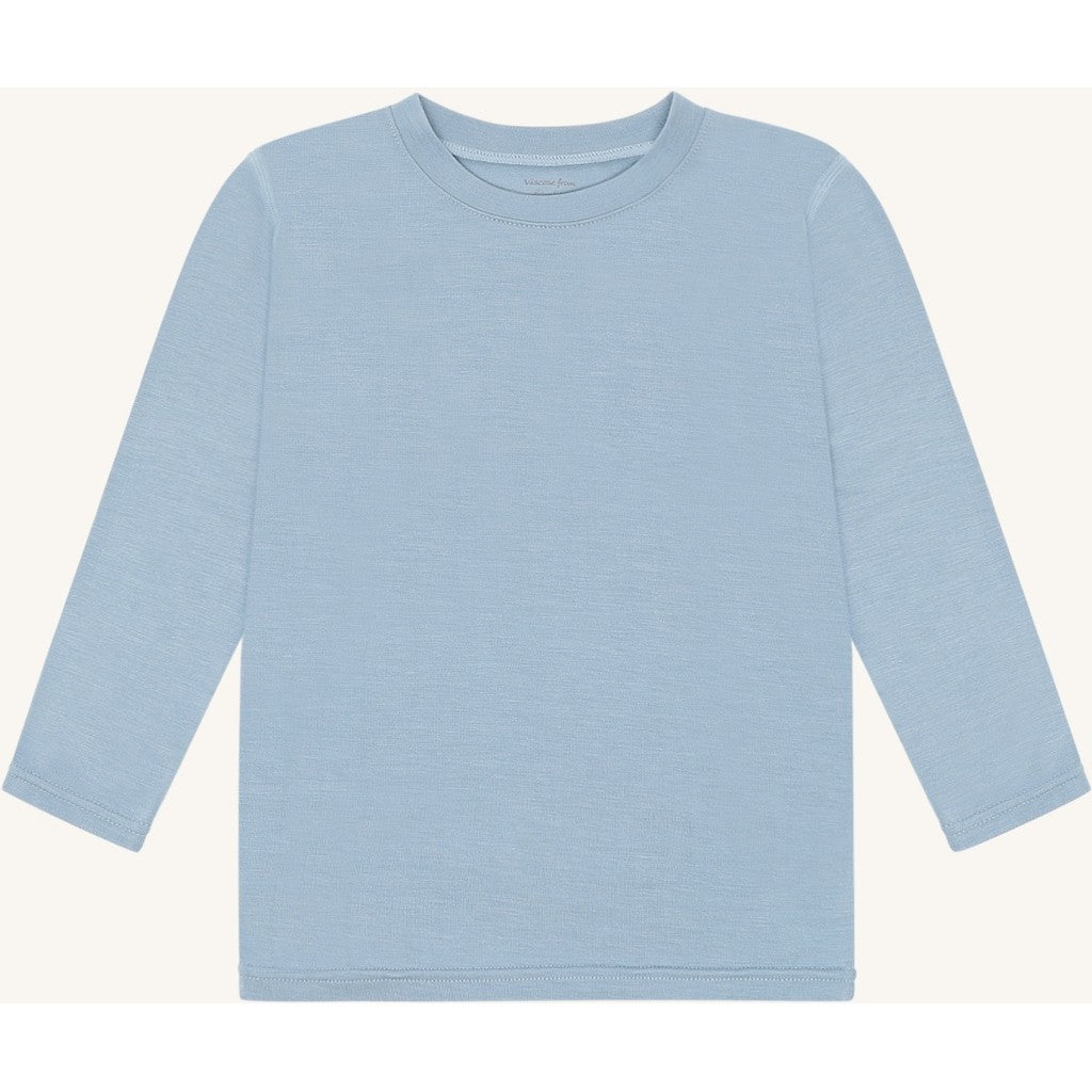 Hust & Claire HCAustin Solid T-shirt L/S 3157 Light Blue