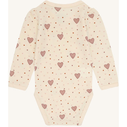 Hust & Claire HCBaloo Hearts Puff Bodystocking L/S 3290 Off White