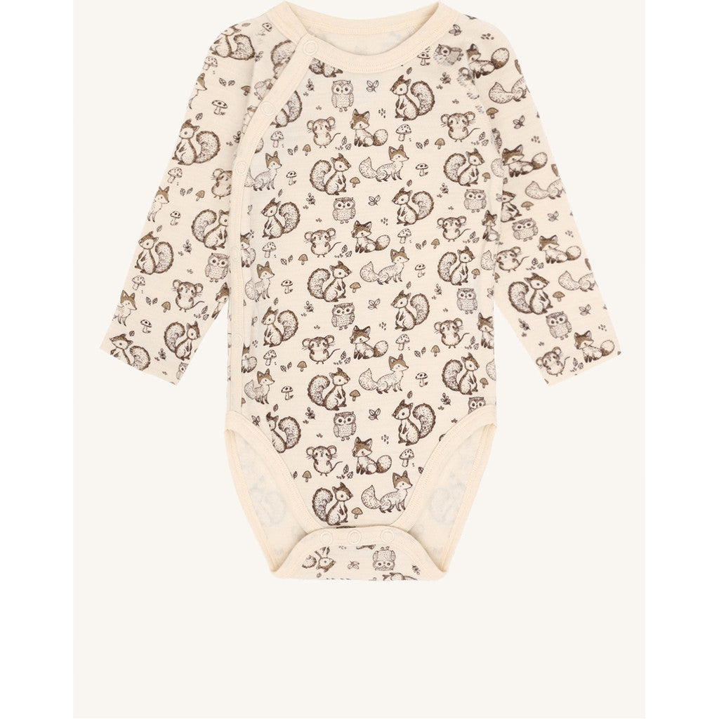 Hust & Claire HCBo Wrap Woodland Bodystocking L/S 3290 Off White