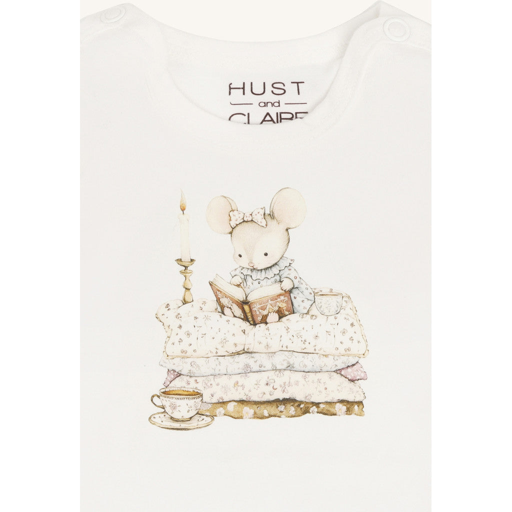 Hust & Claire HCBritt mouse Bodystocking L/S 3270 Ivory