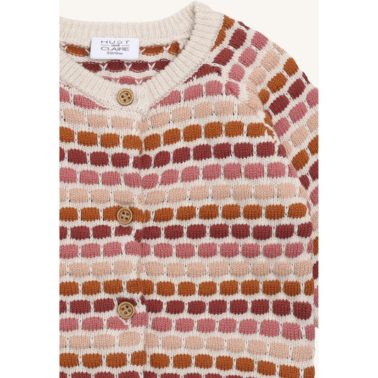 Hust & Claire HCCall dot Cardigan 3392 Dry Rose