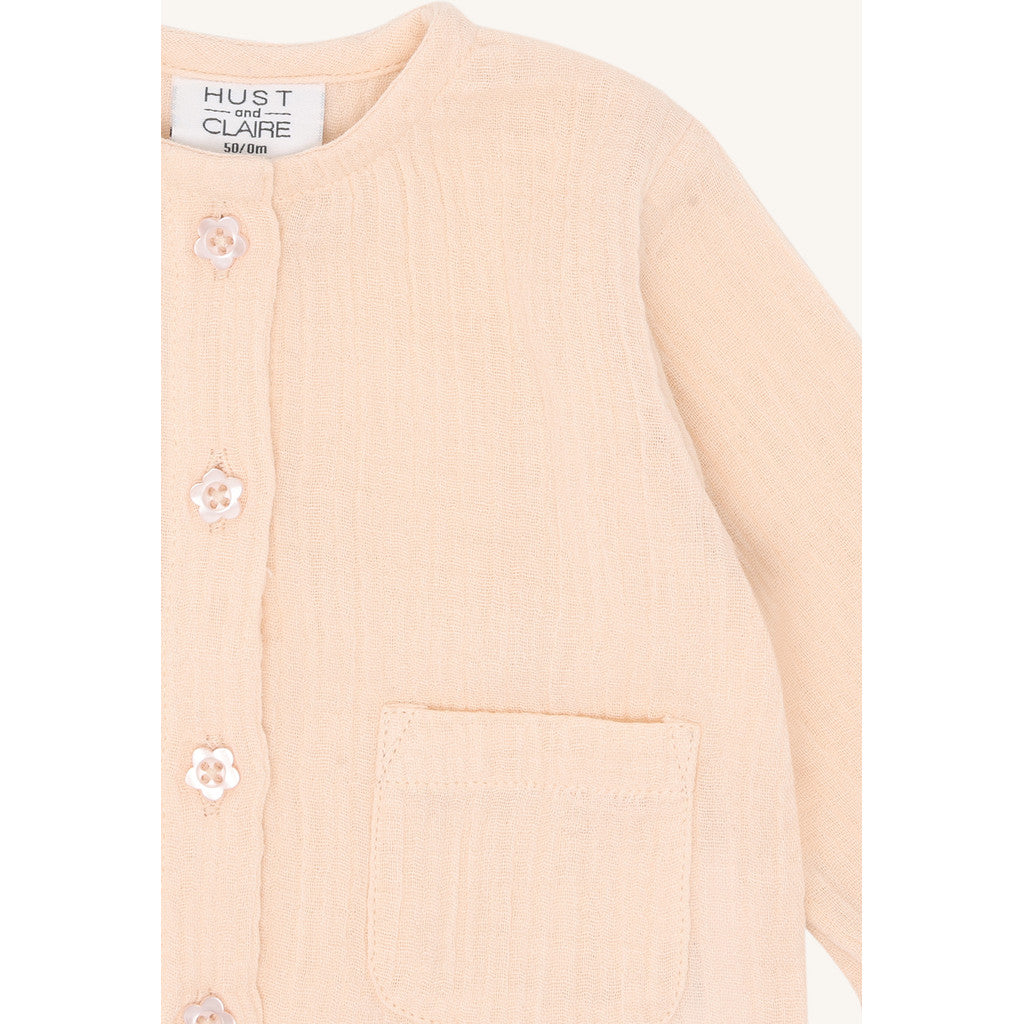 Hust & Claire HCChai Muselin Cardigan 3763 Quartz
