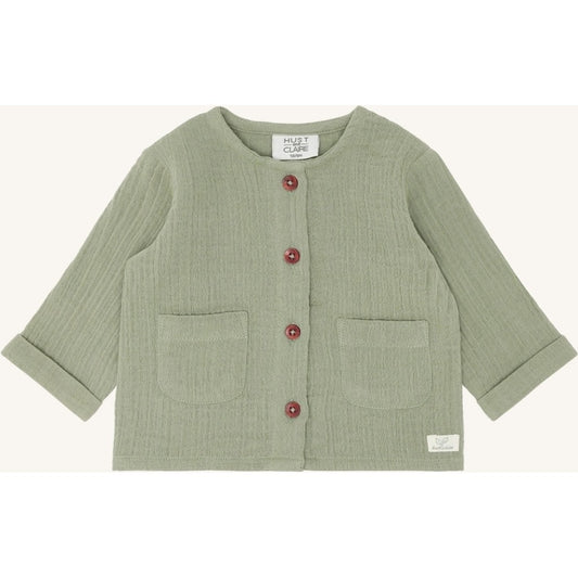 Hust & Claire HCChai Muselin Cardigan 4434 Light Green