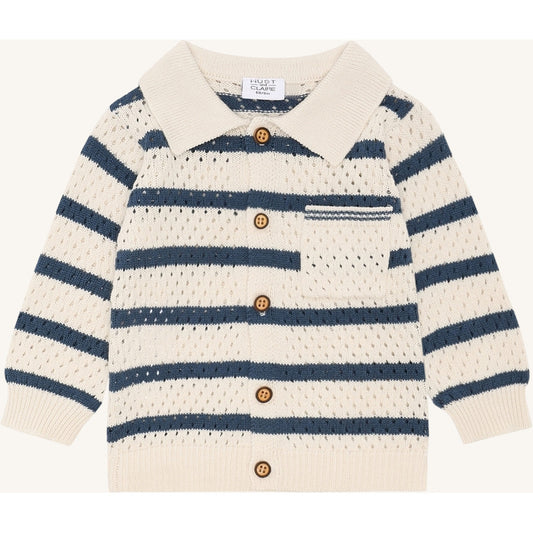 Hust & Claire HCCharli Polo Sport Cardigan 3272 Snow White