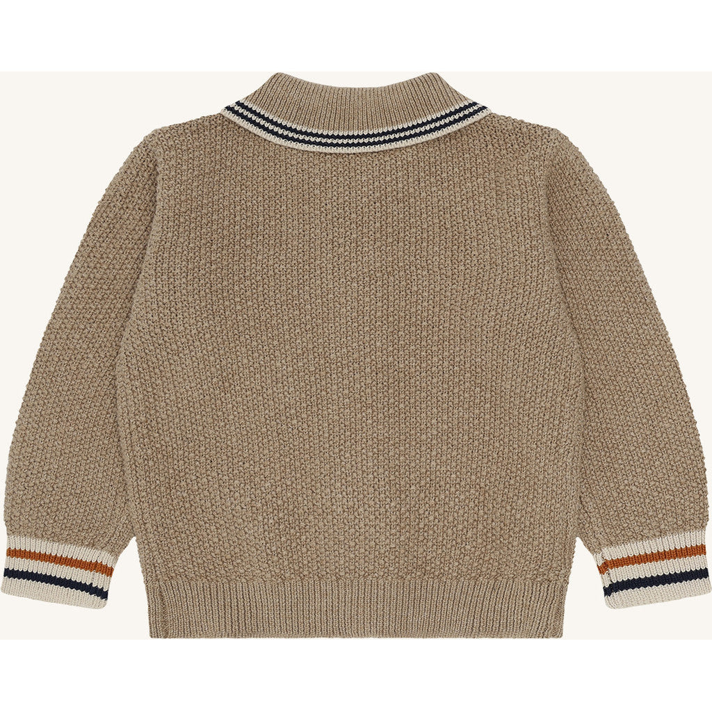 Hust & Claire HCCharli Polo cardigan Cardigan 3554 Biscuit