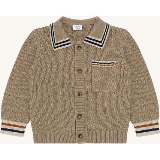 Hust & Claire HCCharli Polo cardigan Cardigan 3554 Biscuit