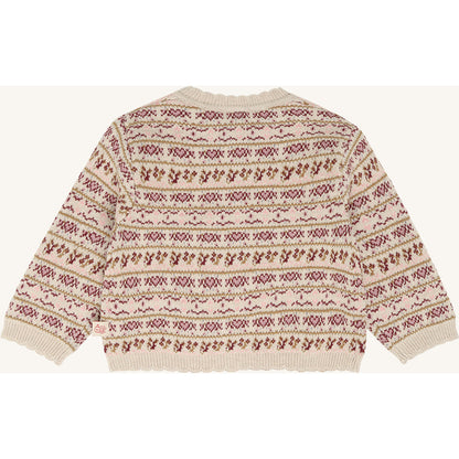 Hust & Claire HCCilja Nordic Cardigan 4548 Old Beige Melange