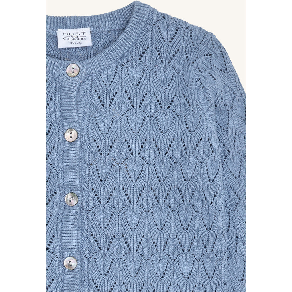 Hust & Claire HCCilja Pointelle Cardigan 3054 Atmosphere