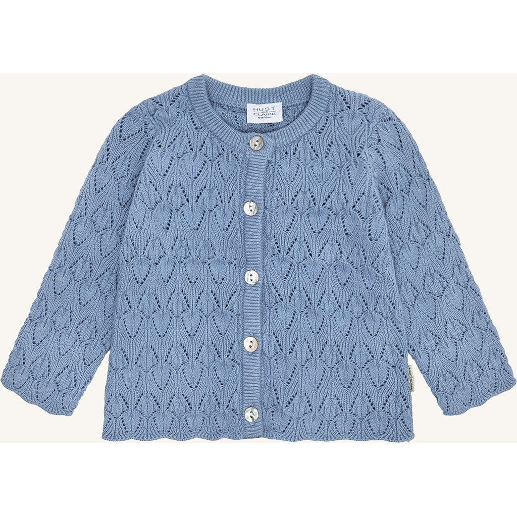 Hust & Claire HCCilja Pointelle Cardigan 3054 Atmosphere