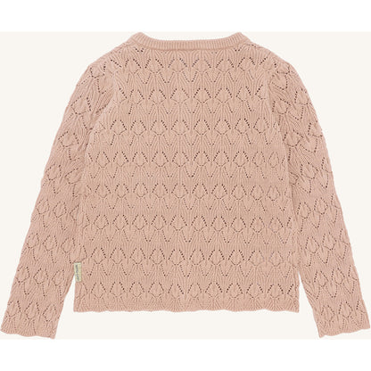 Hust & Claire HCCilja Pointelle Cardigan 3549 Rugby Tan