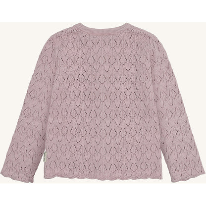 Hust & Claire HCCilja Pointelle Cardigan 3735 Adobe Rose