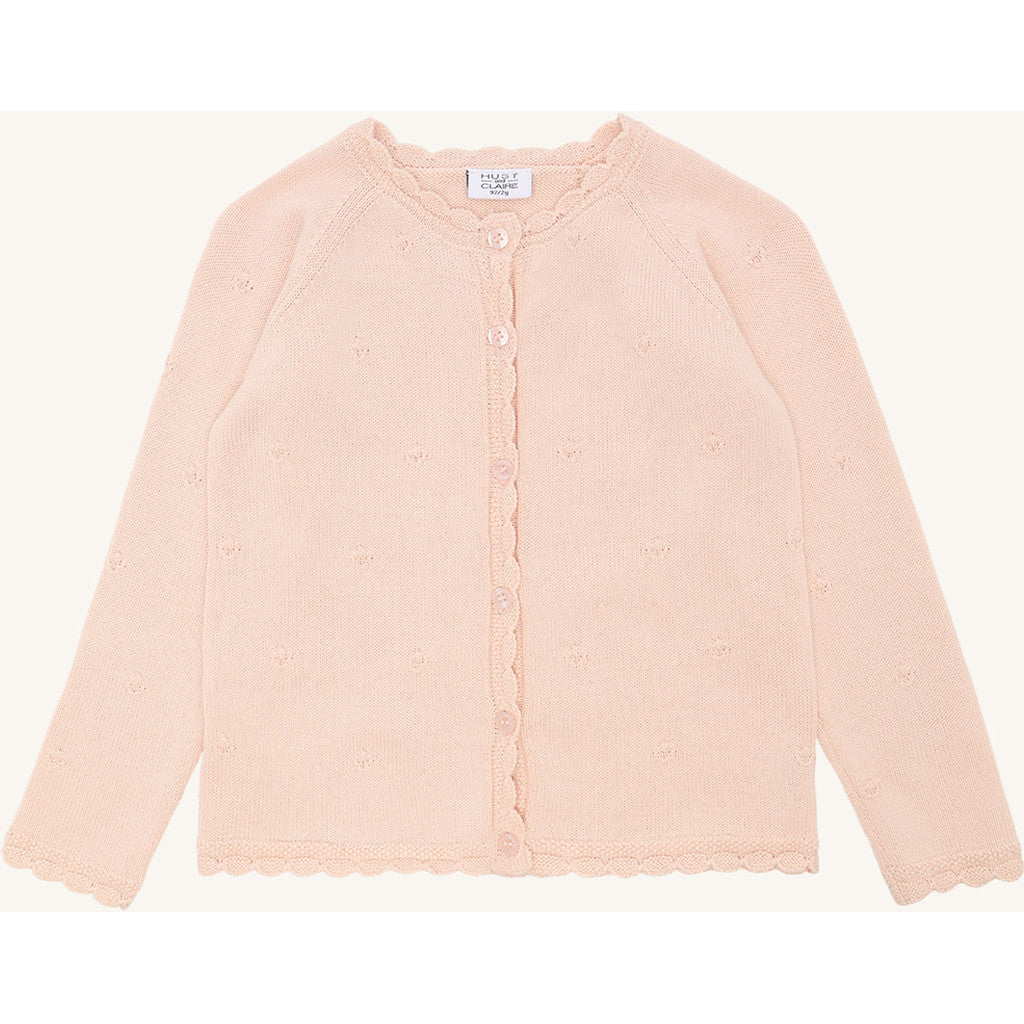 Hust & Claire HCCilja Pointelle Cardigan 3763 Quartz