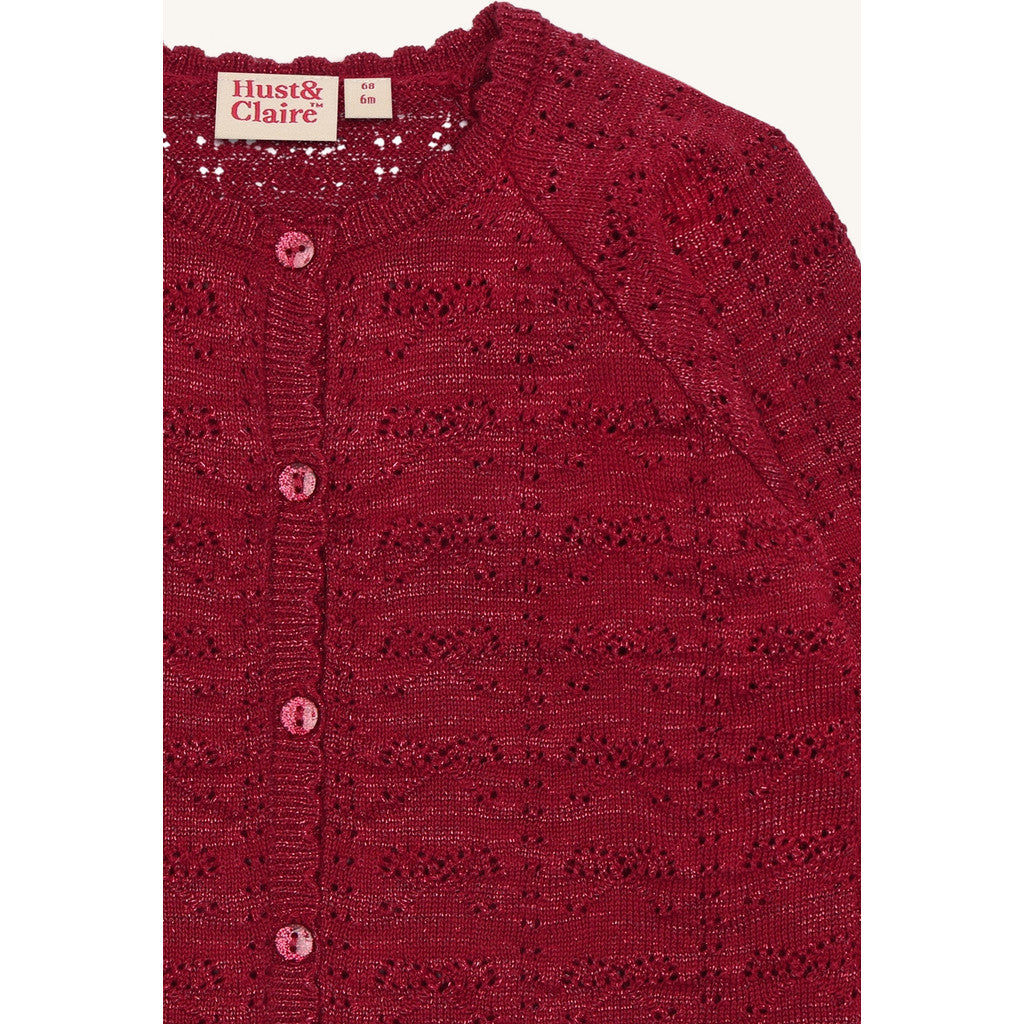 Hust & Claire HCCilja xmas Cardigan 3379 Teaberry