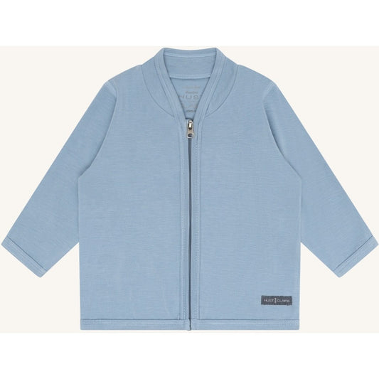 Hust & Claire HCCurd Solid Zip Cardigan 3157 Light Blue