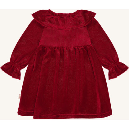 Hust & Claire HCDonna Velour dress Dresses 3379 Teaberry
