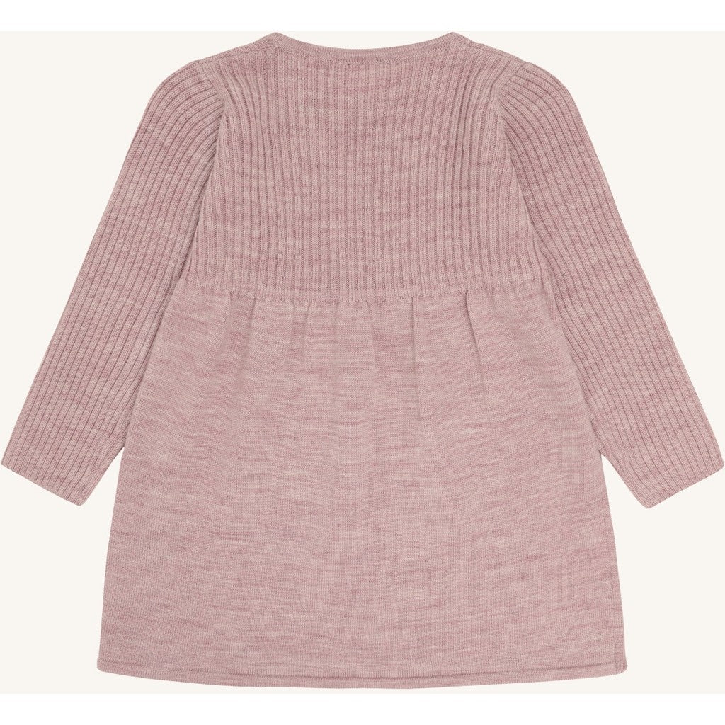 Hust & Claire HCDuri Wool Knit Dresses 3875 Heather
