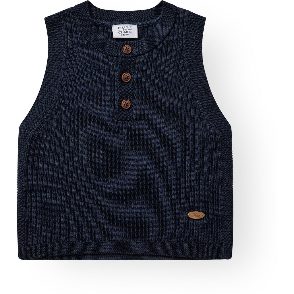 Hust & Claire HCEdi Wool Rib Knit Knitwear 3146 Blues