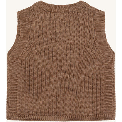 Hust & Claire HCEdi Wool Rib Knit Knitwear 4536 Coca Mocha