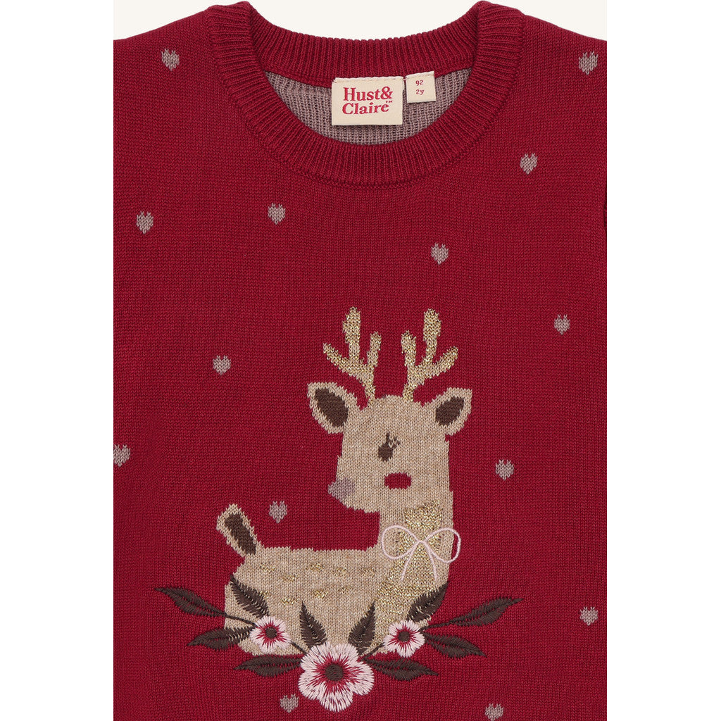 Hust & Claire HCEllie Knitwear 3379 Teaberry