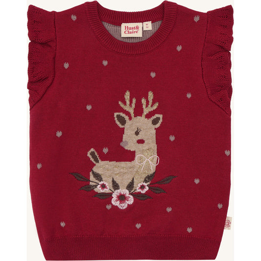 Hust & Claire HCEllie Knitwear 3379 Teaberry