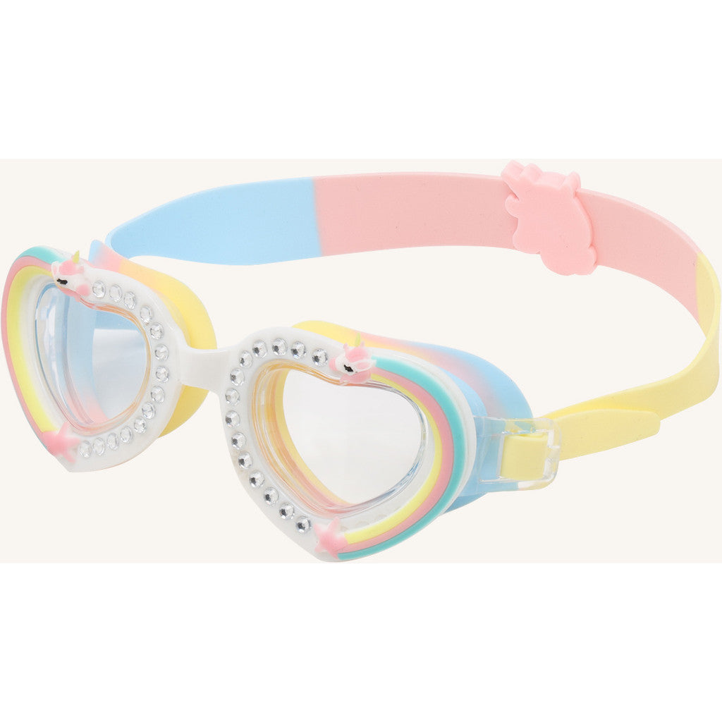 Hust & Claire HCFajir Heart Swim Glasses 4319 Chalk Pink