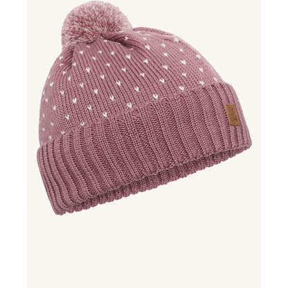 Hust & Claire HCFalke Knit Dot Hat 3863 Pale Mauve