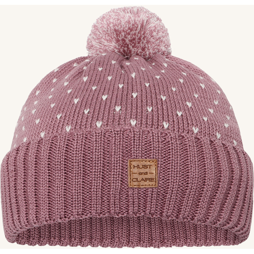 Hust & Claire HCFalke Knit Dot Hat 3863 Pale Mauve