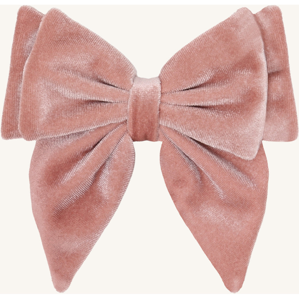 Hust & Claire HCFarhin Fall Velour bow Hair ornaments 3735 Adobe Rose
