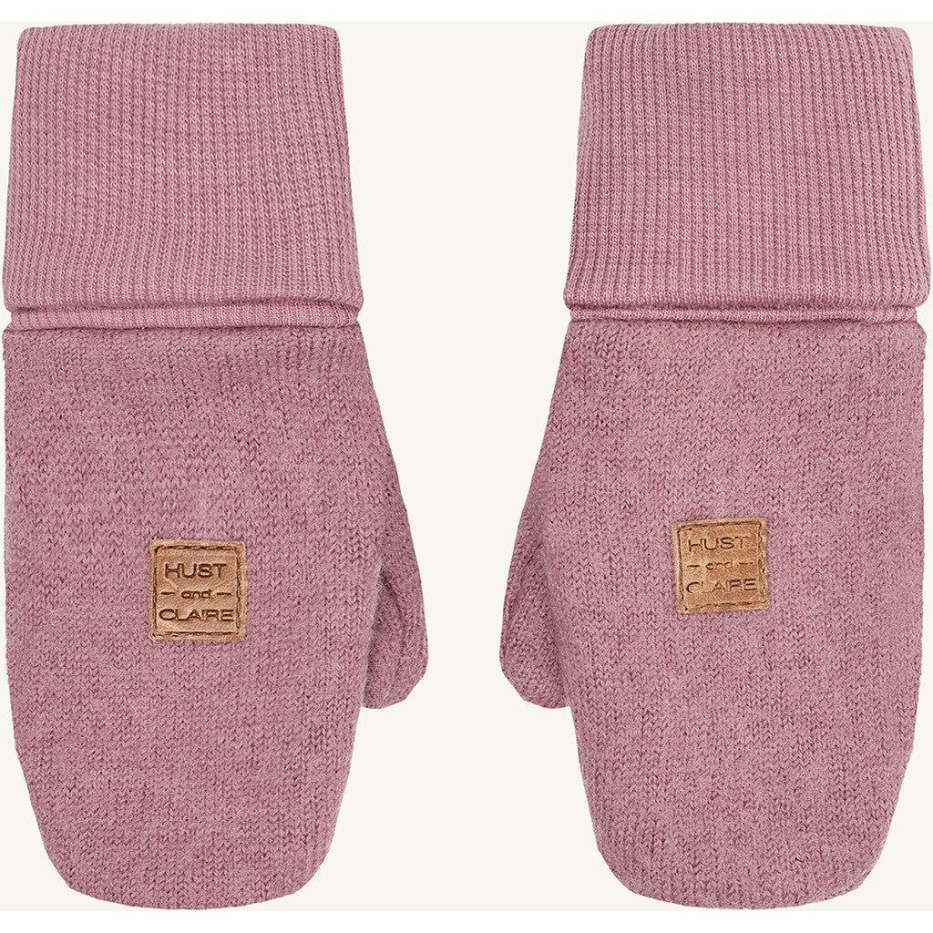 Hust & Claire HCFelix Glove Boiled Wool Gloves 3863 Pale Mauve