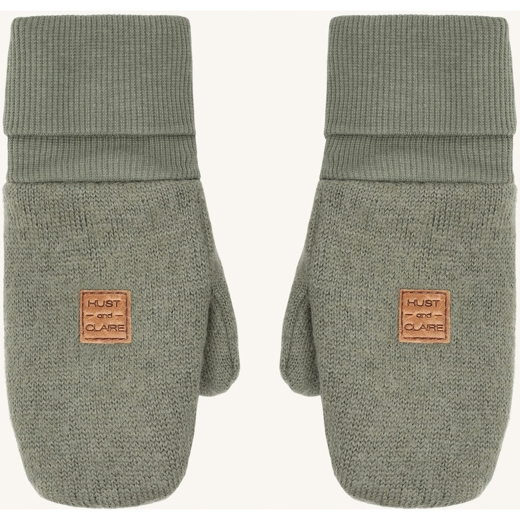 Hust & Claire HCFelix Glove Boiled Wool Gloves 3919 Turtle