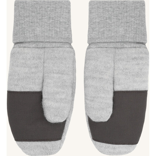 Hust & Claire HCFelix Glove Boiled Wool Gloves 1201 Light Grey Melange