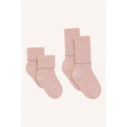Hust & Claire HCFlosi 2-Pack Socks Wool-Bamboo Blend Socks 3366 Dusty Rose