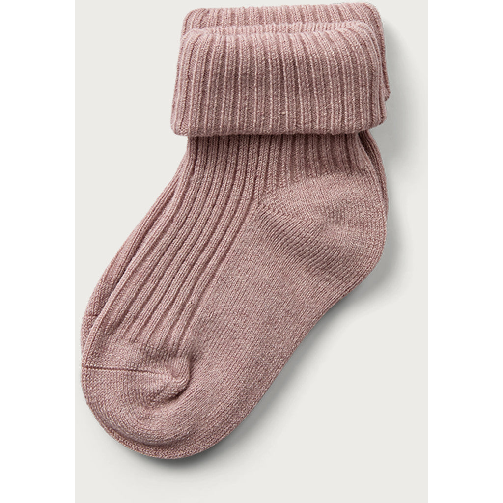 Hust & Claire HCFlosi 2-Pack Socks Wool-Bamboo Blend Socks 3366 Dusty Rose