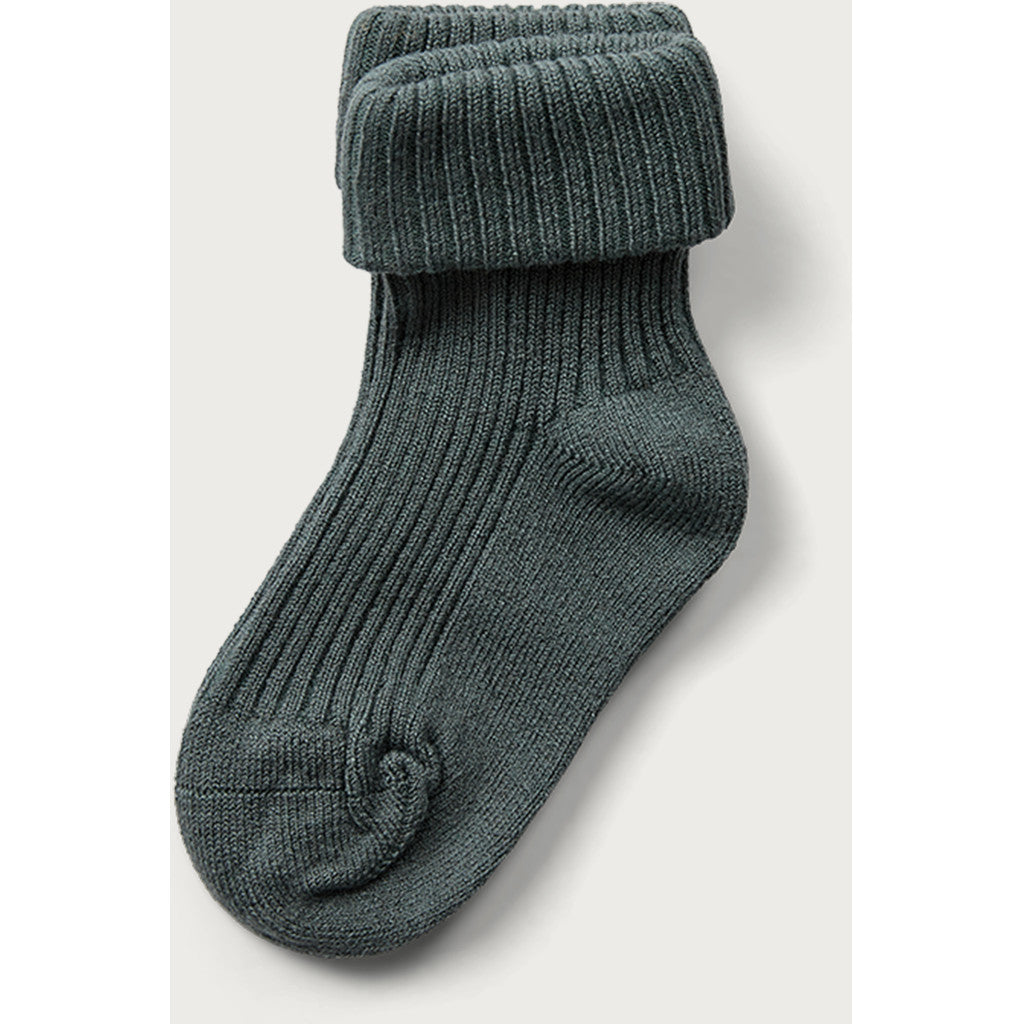 Hust & Claire HCFlosi 2-Pack Socks Wool-Bamboo Blend Socks 3484 Balsam Green