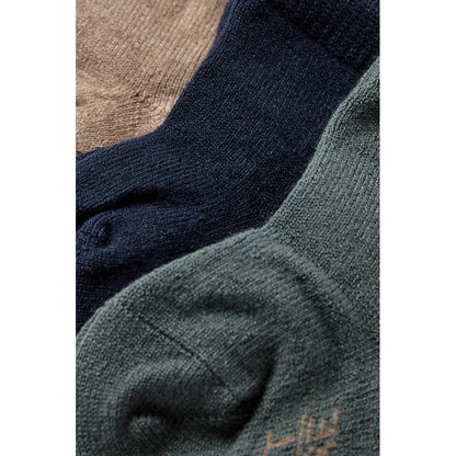 Hust & Claire HCFoty 3-pack Socks, Wool -Bamboo Socks 3146 Blues