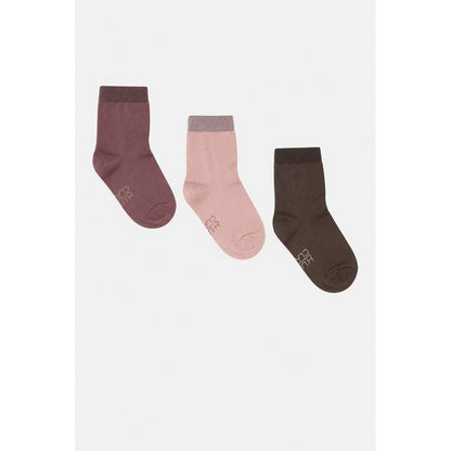 Hust & Claire HCFoty 3-pack Socks, Wool -Bamboo Socks 3850 Old Rose